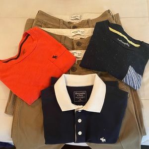 Abercrombie Kids Kakis, T shirts, Polo Bundle